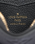 Louis Vuitton Monogram Amplant Zippy Coin Pass M60574 Noir Coin Case