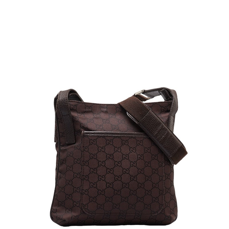 Gucci GG canvas shoulder bag 293572 Brown canvas leather ladies Gucci
