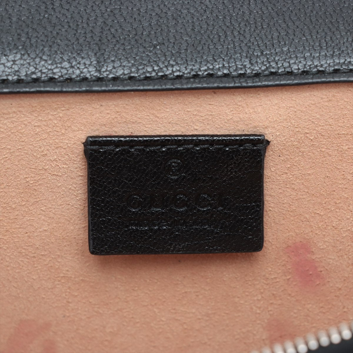 Gucci Dionysos Leather Chain Shoulder Bag Black X White 400249