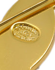 Chanel Turnlock Brooch Pin Gold Large 96P