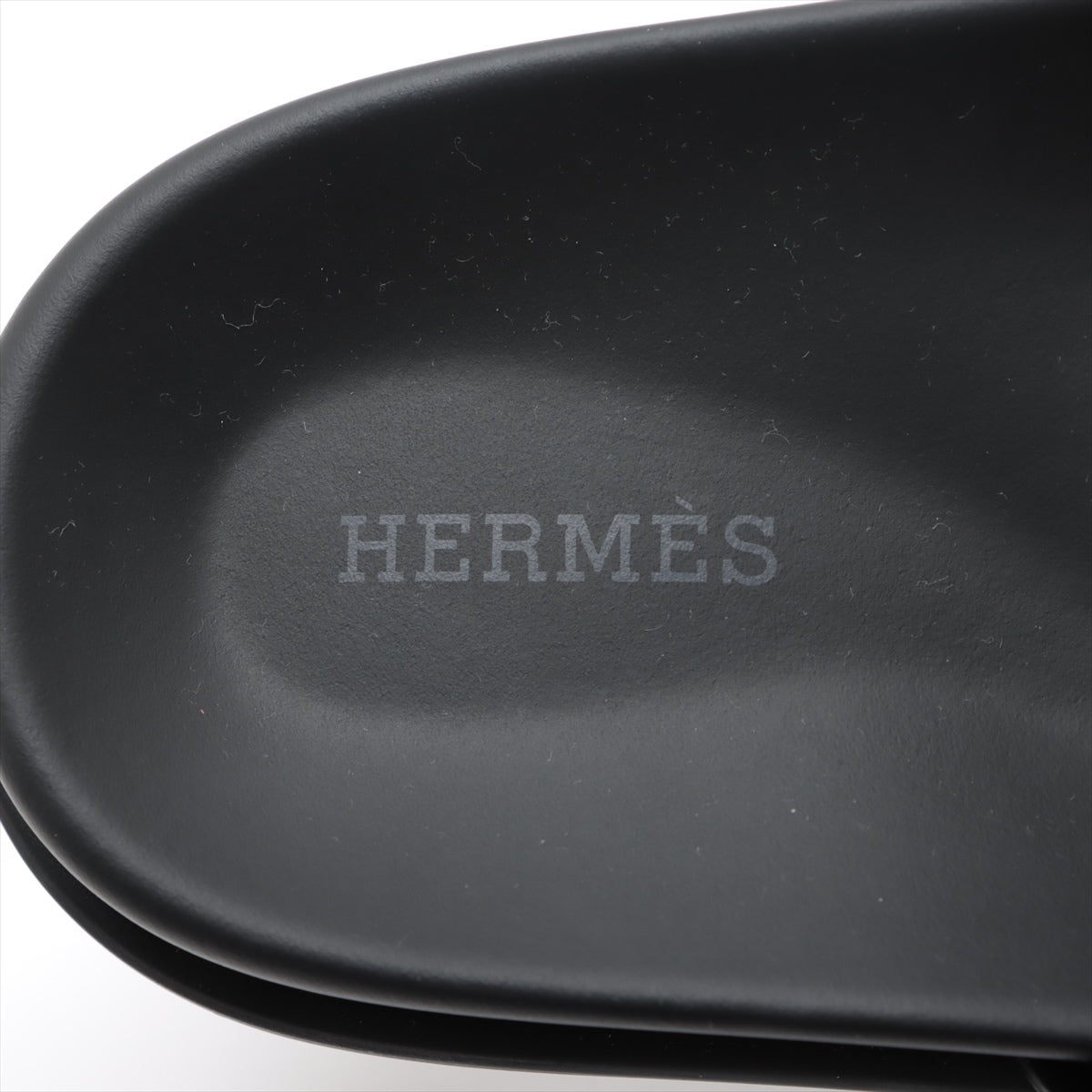 Hermes Chipre Leather X Laver Sandal 40 Men Black