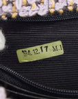 Chanel 1994-1996 * Classic Single Flap Medium Handbag Purple Tweed