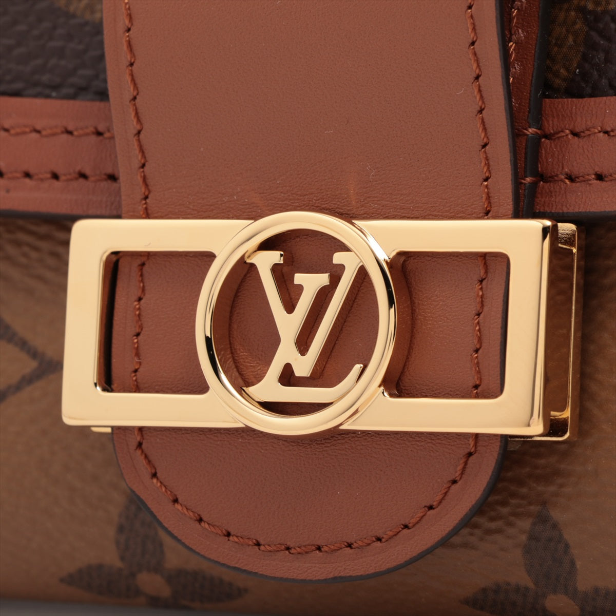 Louis Vuitton Monogram Reversee Portefolio Dfine Compact M68725 Black x Brown Compact Wallet