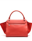 Celine Trap Leather 2WAY Handbag Red Earl