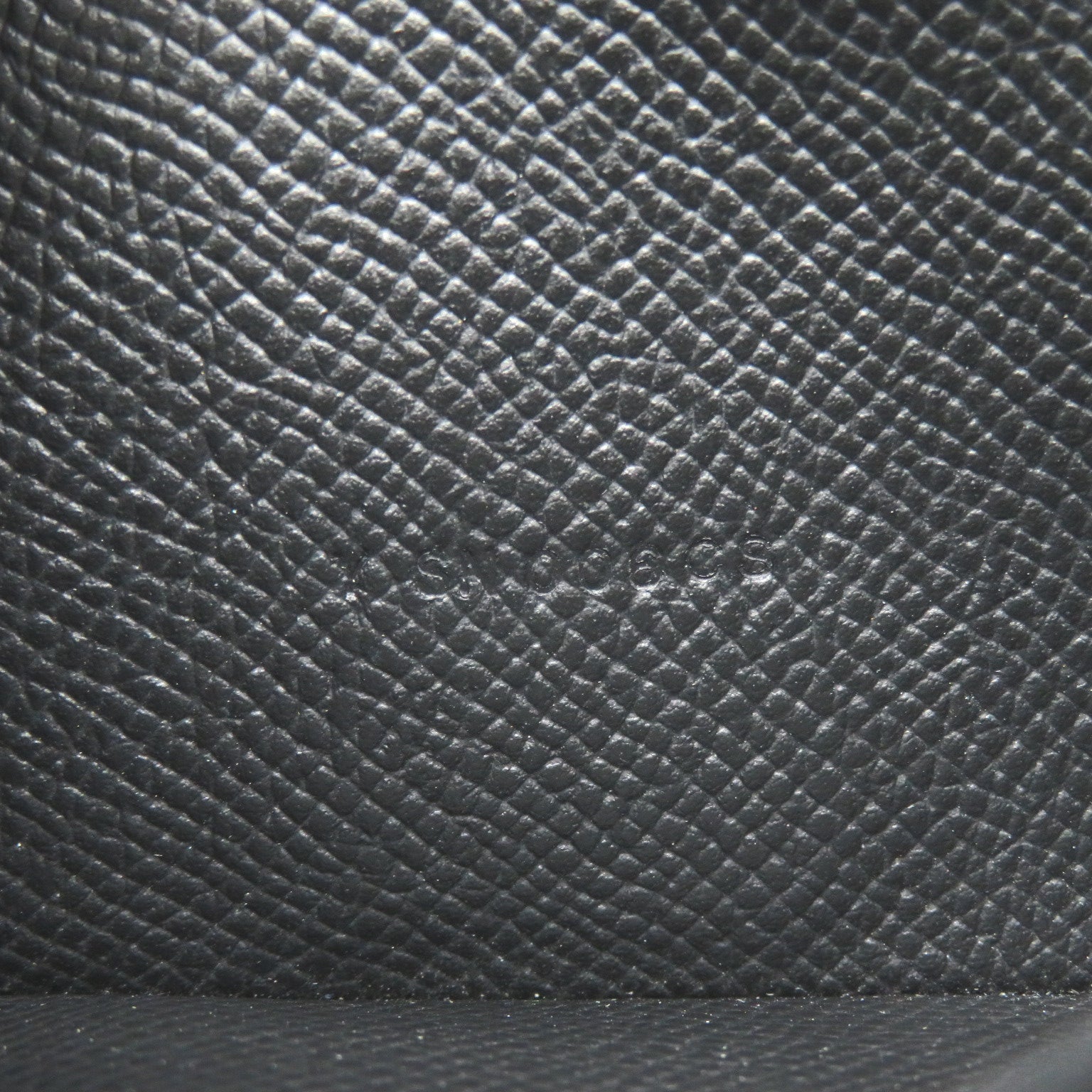 Hermes sfra Two Fold Wallet Wallet Leather Epsom   Black