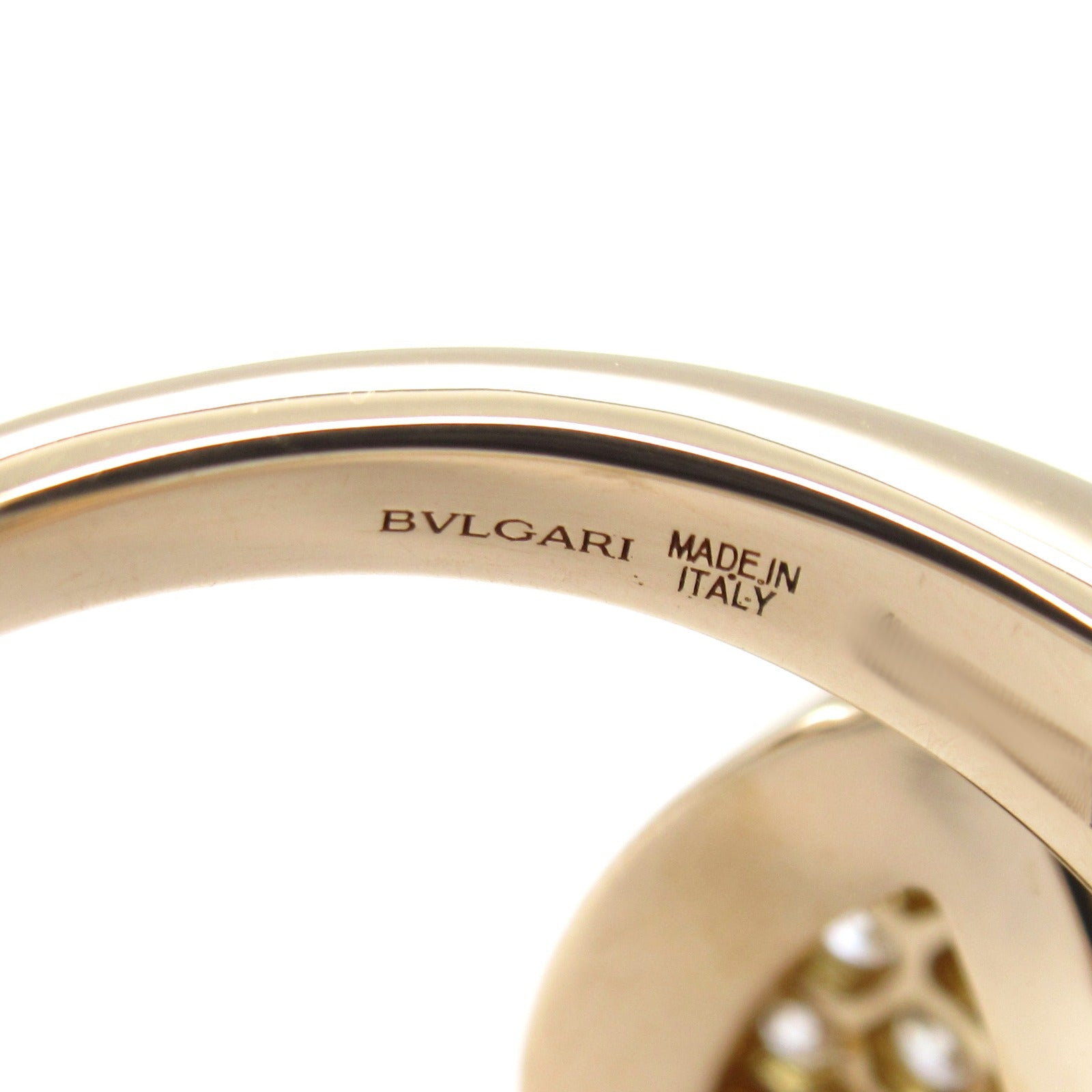 Bulgari BVLGARI n Mother  Pear Pear Pear Jewelry K18PG (Pink G) Mother of Pear  White