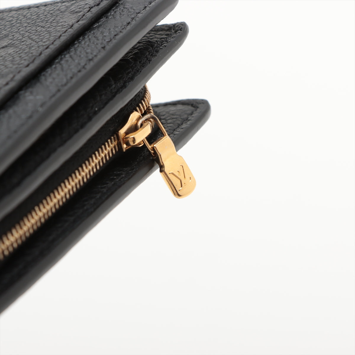 Louis Vuitton Monogram Emplant Portfolio Clair M80151 Noneir Compact Wallet