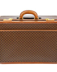 CELINE M08 Macadam Travel Bag Trunk Case Brown