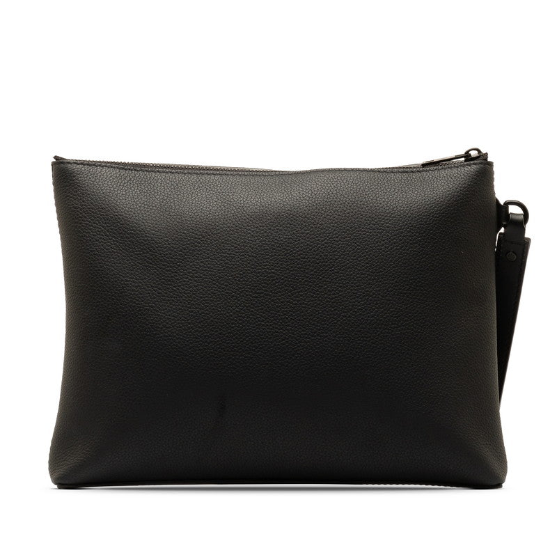 Louis Vuitton Aérogram Pochette iPad Clutch Bag Second Bag M69837 Noir Black Leather Men LOUIS VUITTON
