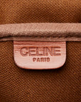 Celine McAdams Boston Travel Bag Brown PVC Leather  Celine