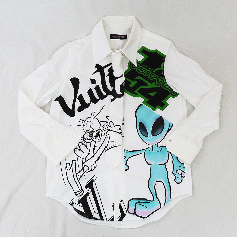 Louis Vuitton Alien Graphic Printed  RM222 S Size Apparel Clothes Fashion Mens