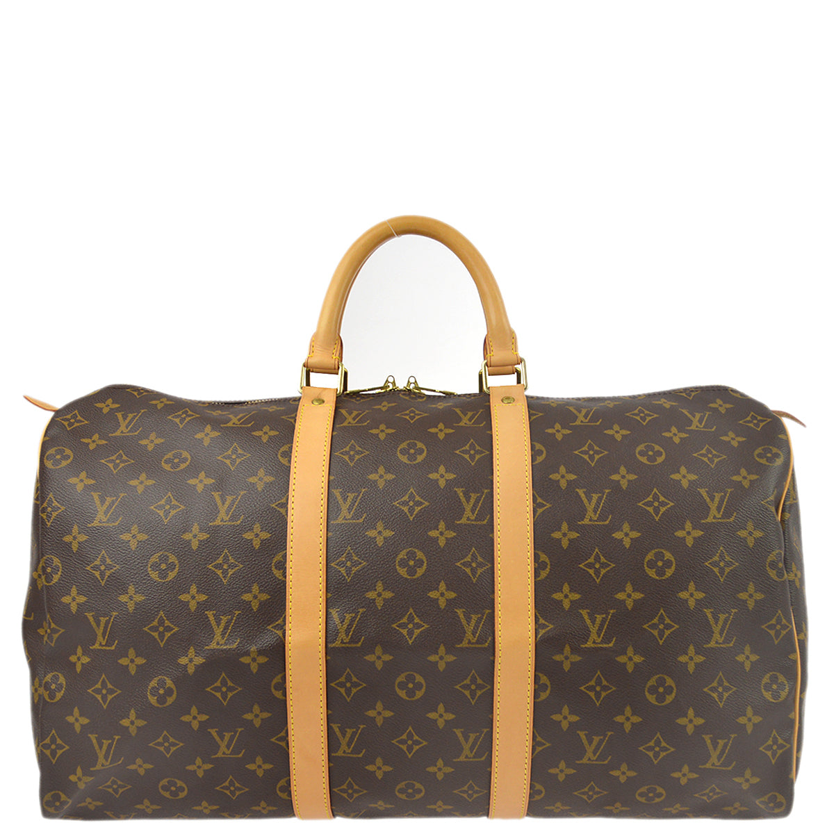 Louis Vuitton 2003 Monogram Keepall 50 Duffle Travel Handbag M41426