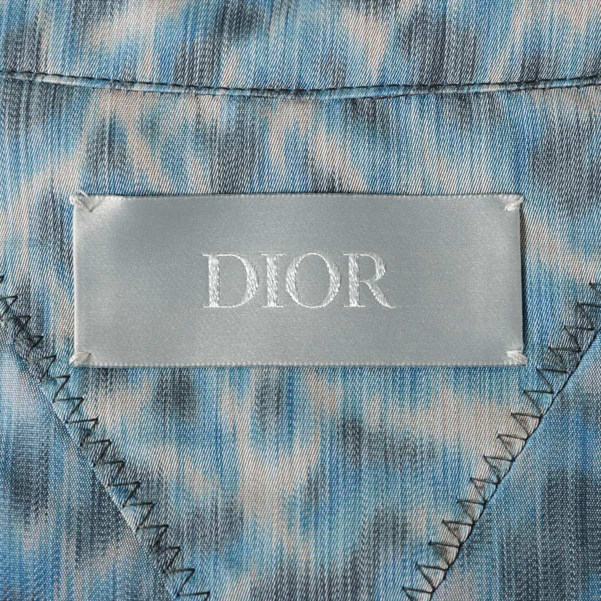 Dior Polyester Jacket 48 Men Blue 293C415B5547