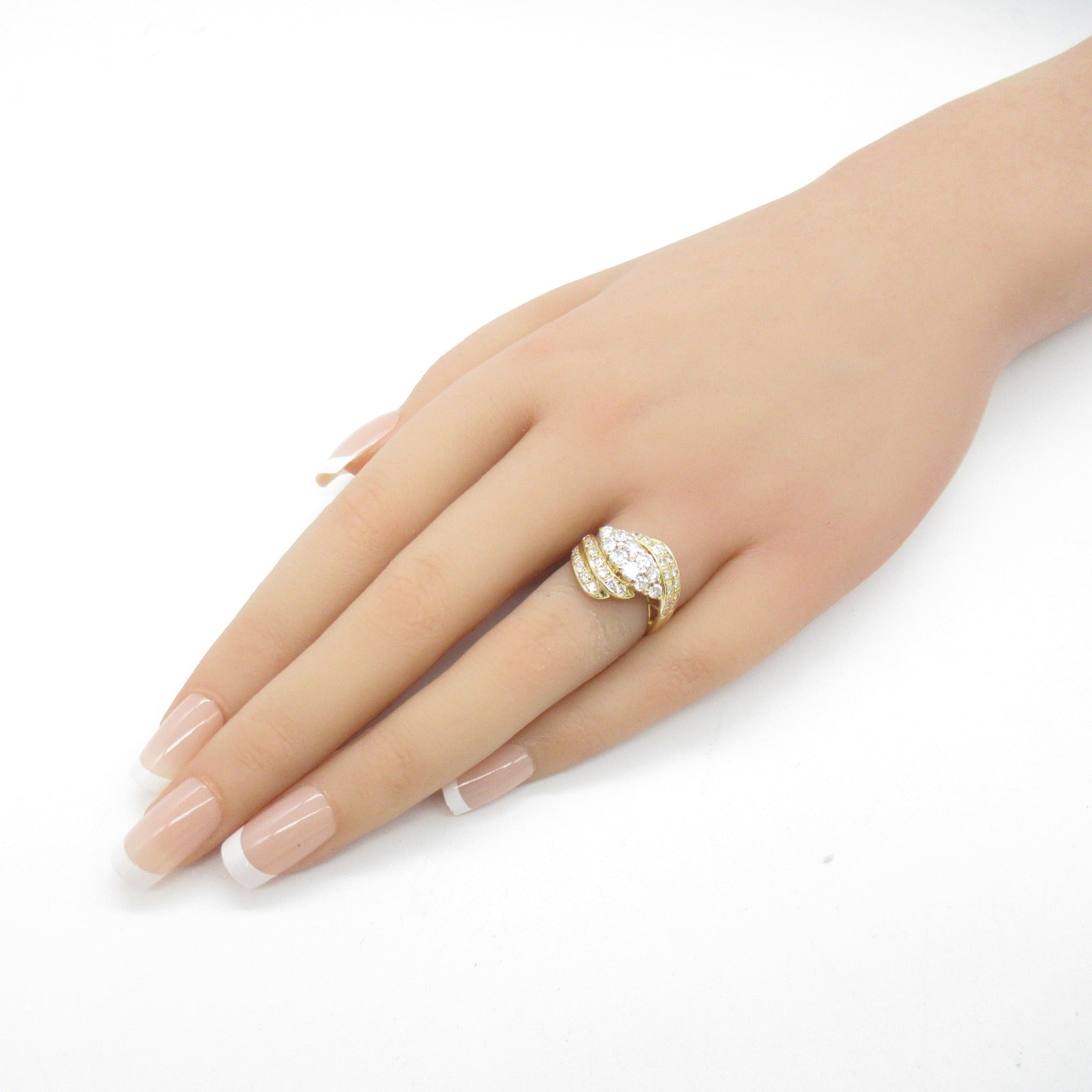Jewelry Jewelry Diamond Ring Ring Ring Jewelry K18 (yellow g) Diamond  Clear Diamond 5.2g