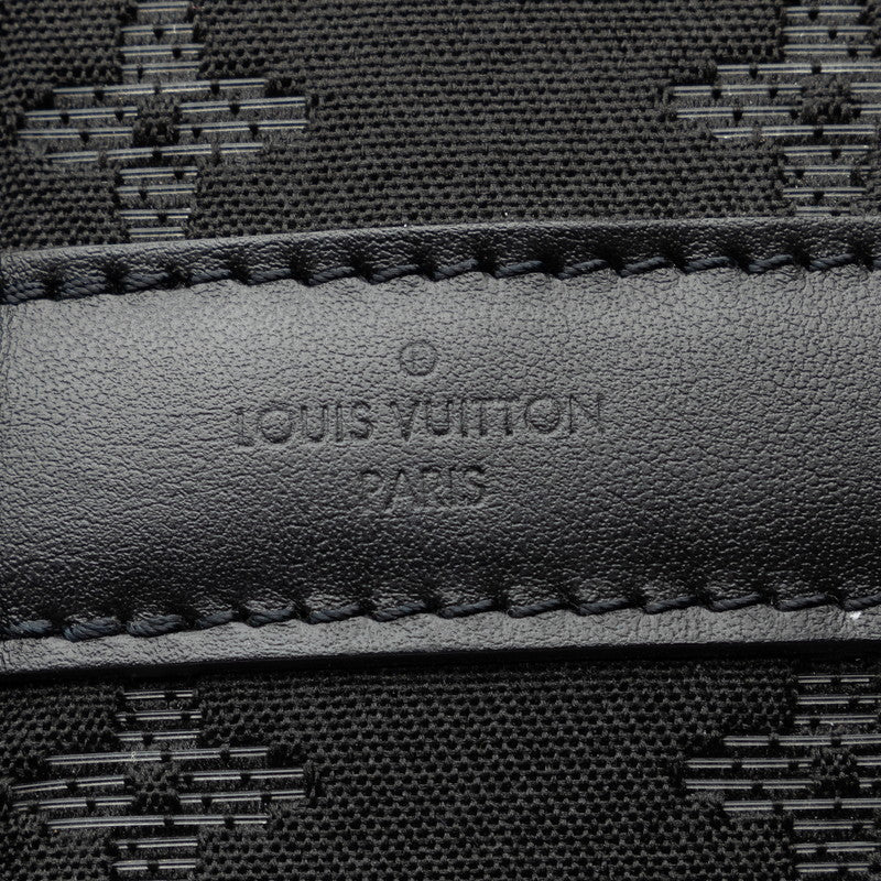 Louis Vuitton Monogram Lightup Keepall Bandouliere 50 Boston Bag Shoulder Bag 2WAY M44770 Black Multicolor Nylon Leather Men Louis Vuitton