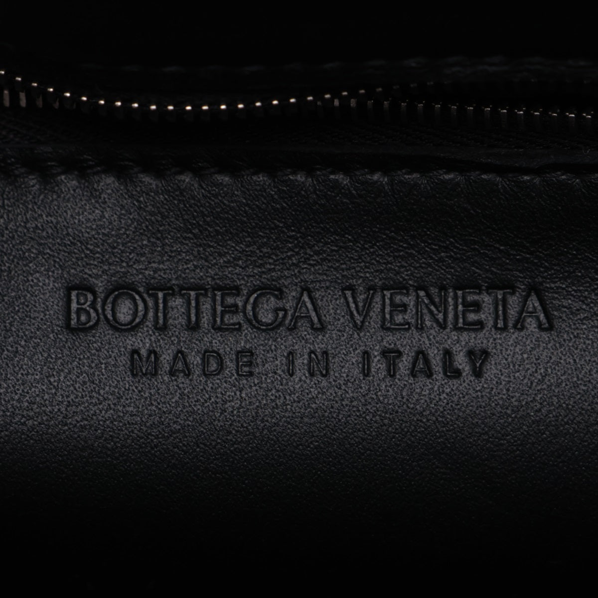 Bottega Veneta Maxine Incharted Casette Leather Shoulder Bag Black