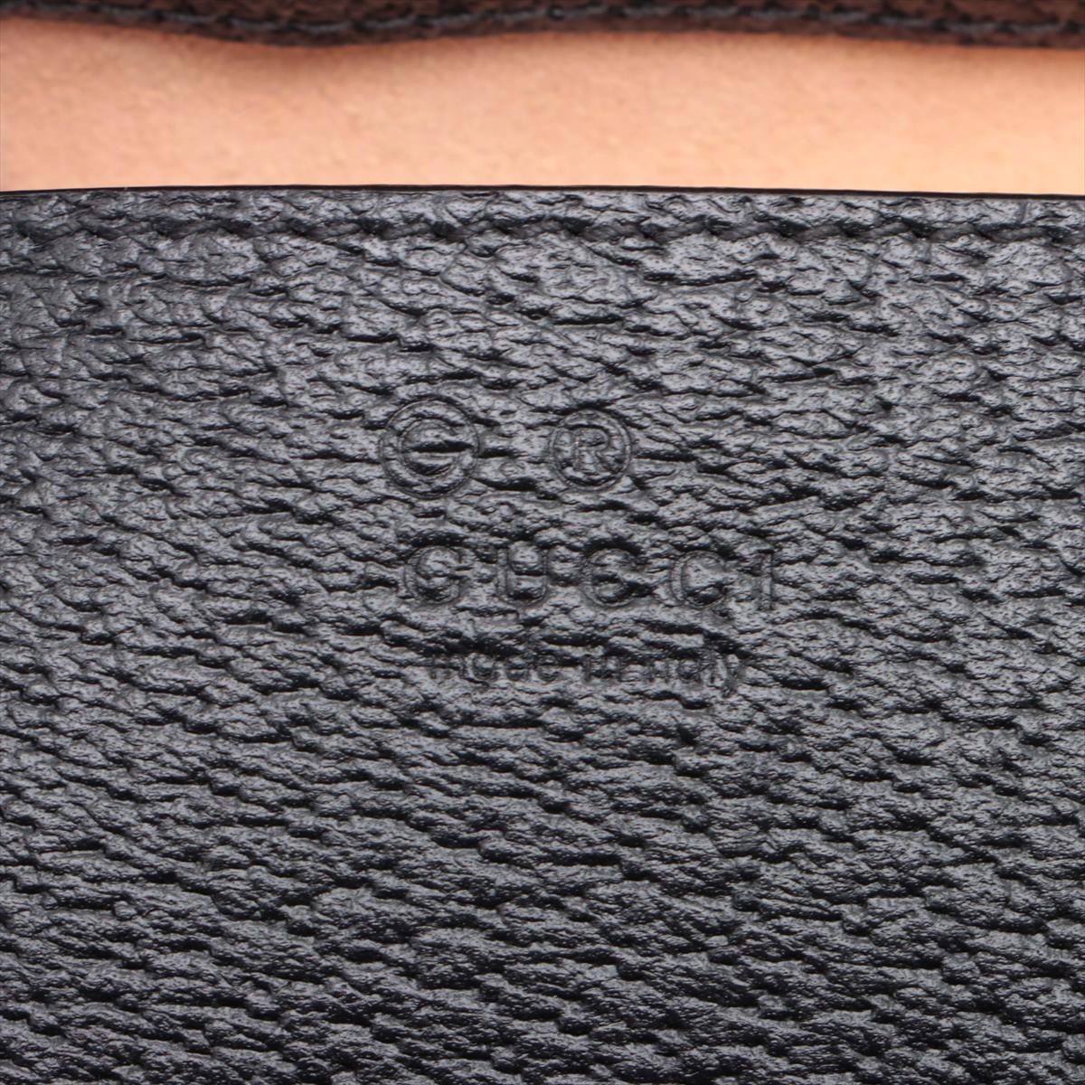 Gucci Ophidia Leather 2WAY Handbag Black 719882