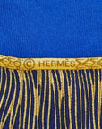 Hermes Carré 90 e et Cavalerie Serving Bag  Navy Multicolor Silk  Hermes