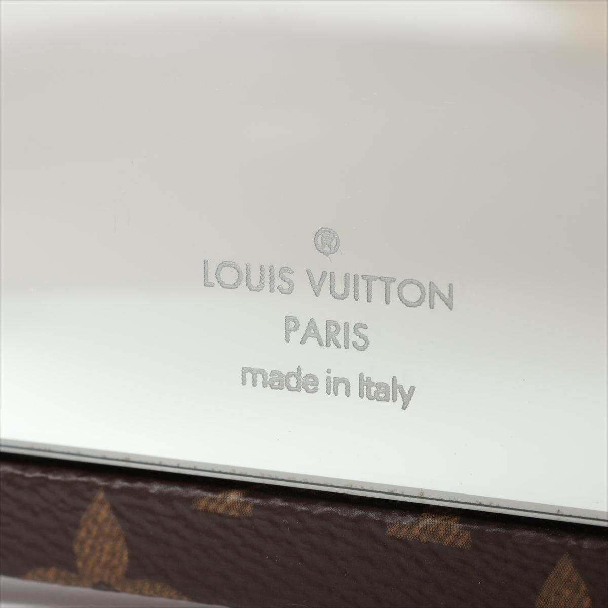 Louis Vuitton Mirror PVC Brown Triple Mirror GI0554 Home Mirror Rank