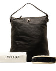 Celine Tote Bag Shoulder Bag 2WAY Black Leather  Celine