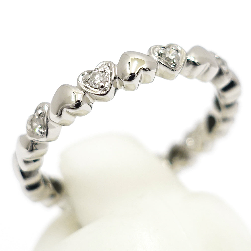 Fulli Follie K18WG Diamond Heart Design Ring 750WG Jewelry and Other