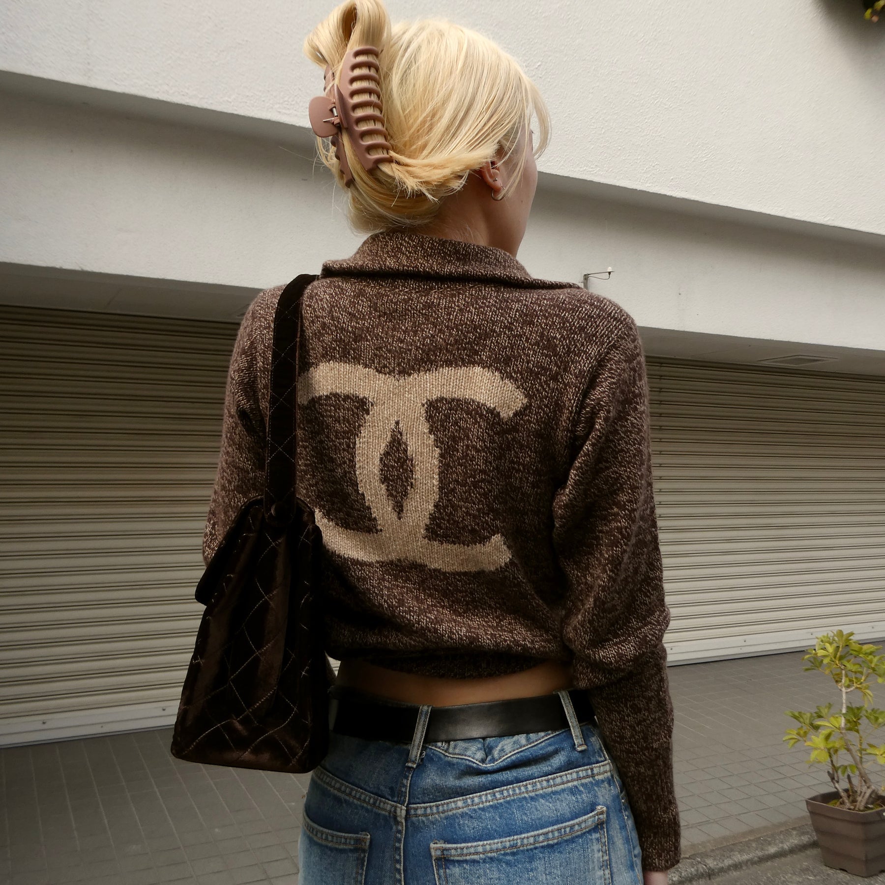 Chanel fall 1996 Interlocking CC cashmere jumper 