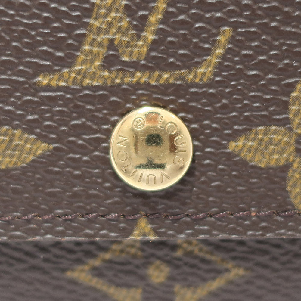 Louis Vuitton Portemone M61930 Monogram G Gold Coincase Mini  Women Only