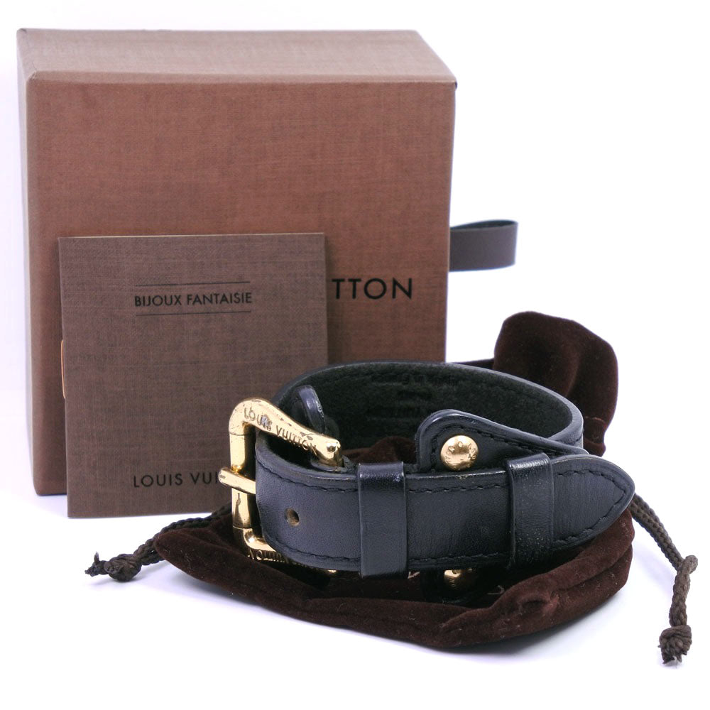 Louis Vuitton M92480 Leather Black SN0034 Theda GM Unisex