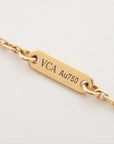 Van Cleef & Arpels Suite Alhambra S Bracelet 750 (YG) 1.9g