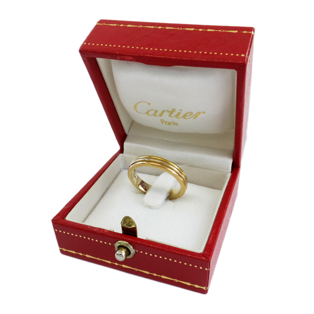 Cartier Trinity Ring K18 Pink G  Yellow Gold × White Gold AU750 