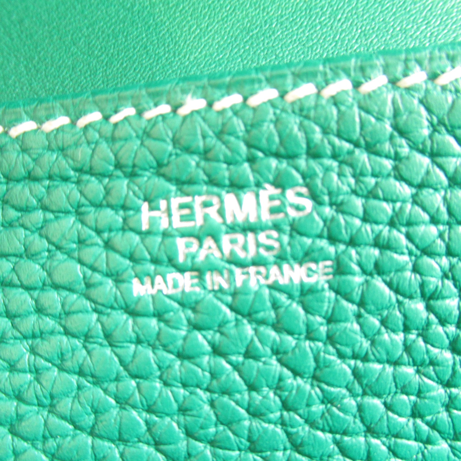 Hermes Hermes Arzan 31 Shoulder Bag Shoulder Bag Leather  Clemence  Green
