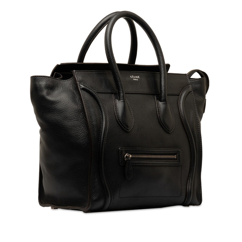 Celine Luggage Mini per Handbag Black Leather  Celine