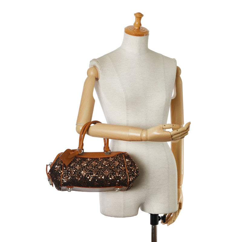 Louis Vuitton Monogram Sunshine Express Ba Handbag M40794 Brown Black Spin-Cool Leather  Louis Vuitton