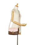Louis Vuitton Damier Clapton Shoulder Bag N44244 Magnolia Pink Brown PVC Leather  Louis Vuitton