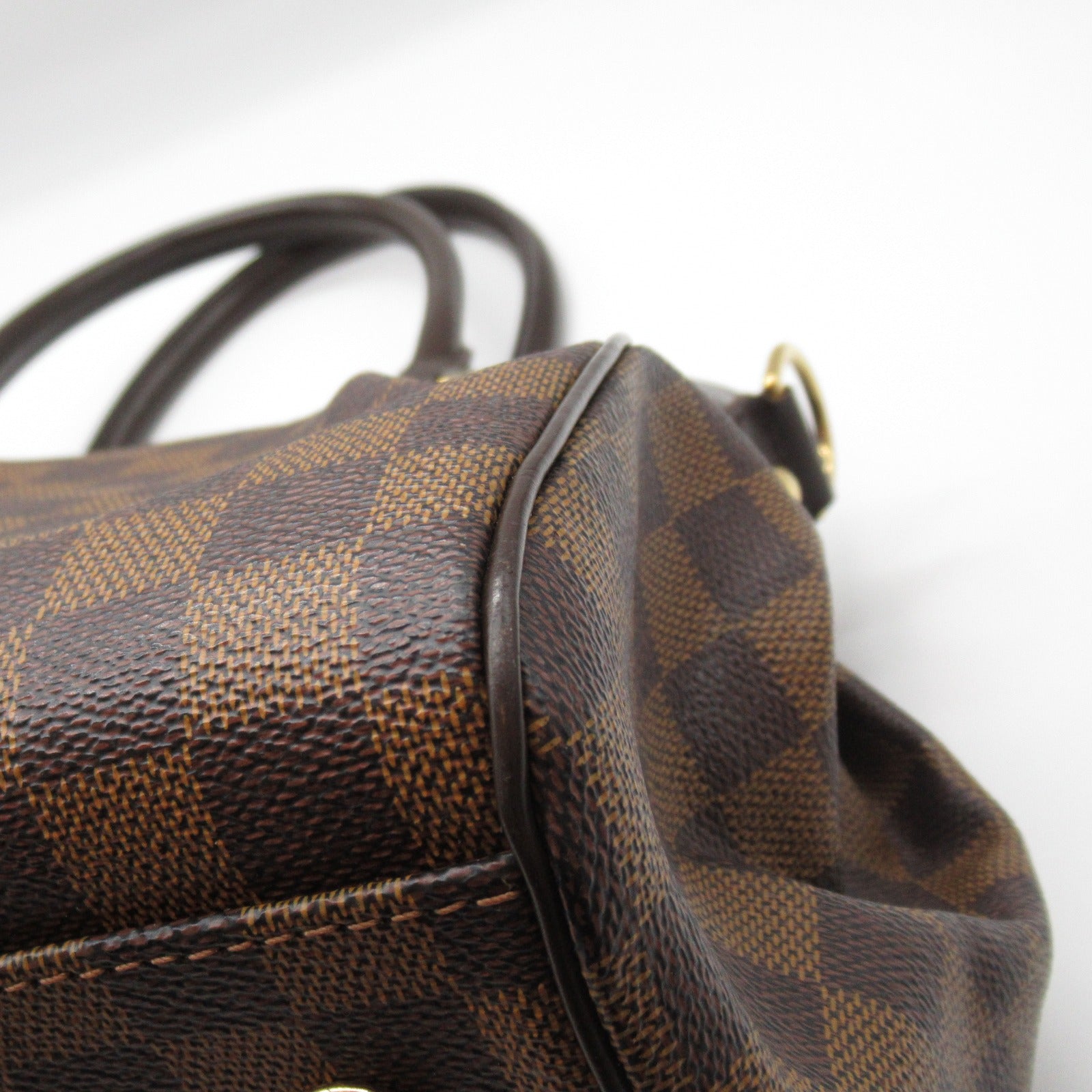 Louis Vuitton Trevi 2w Shoulder Bag PVC Coated Linen Damier  Brown  N51997