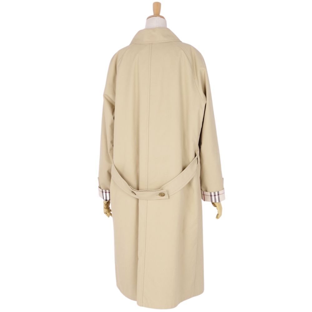 Vint Burberry s Coat Stainless Colour Coat Balmacorn Coat Cotton 100%   11 (L equivalent) Beige