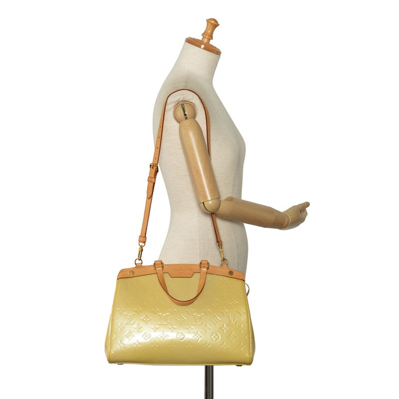 Louis Vuitton Monogram Vernis Blair MM Handbag Shoulder Bag 2WAY M90108 Citrine Yellow Patent Leather  Louis Vuitton