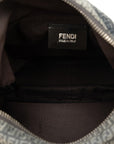 Fendi Shoulder Bag 8BT168 Grey Nylon Leather