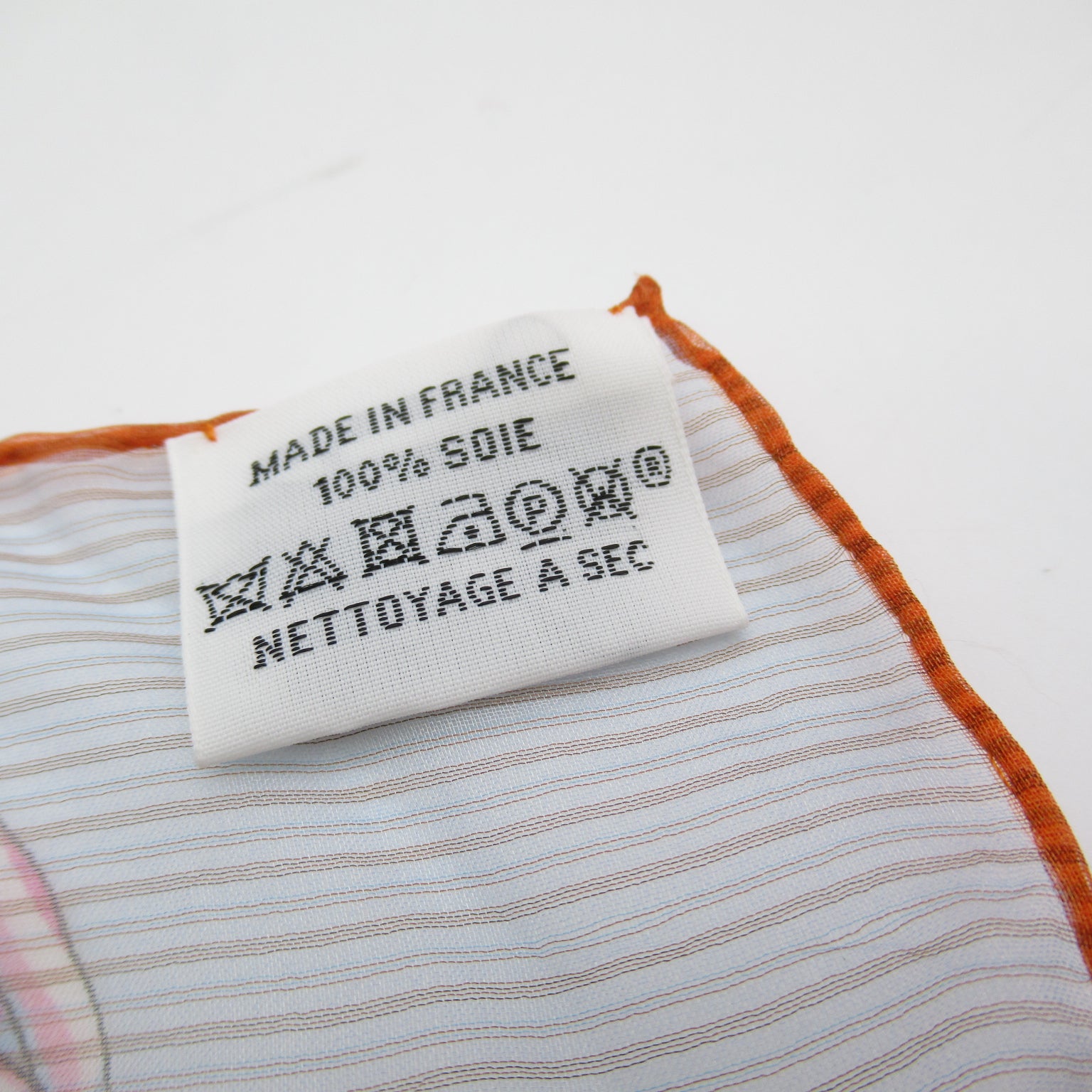 Hermes Kare 60 Shirt Clothes Silk  Orange Shirt Brand