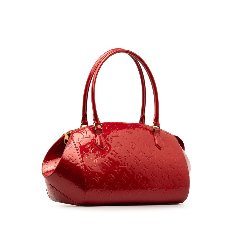 Louis Vuitton Monogram Vernis Sherwood GM Shoulder Bag M91490 Pompadour Red Emalje Patent Leather  Louis Vuitton