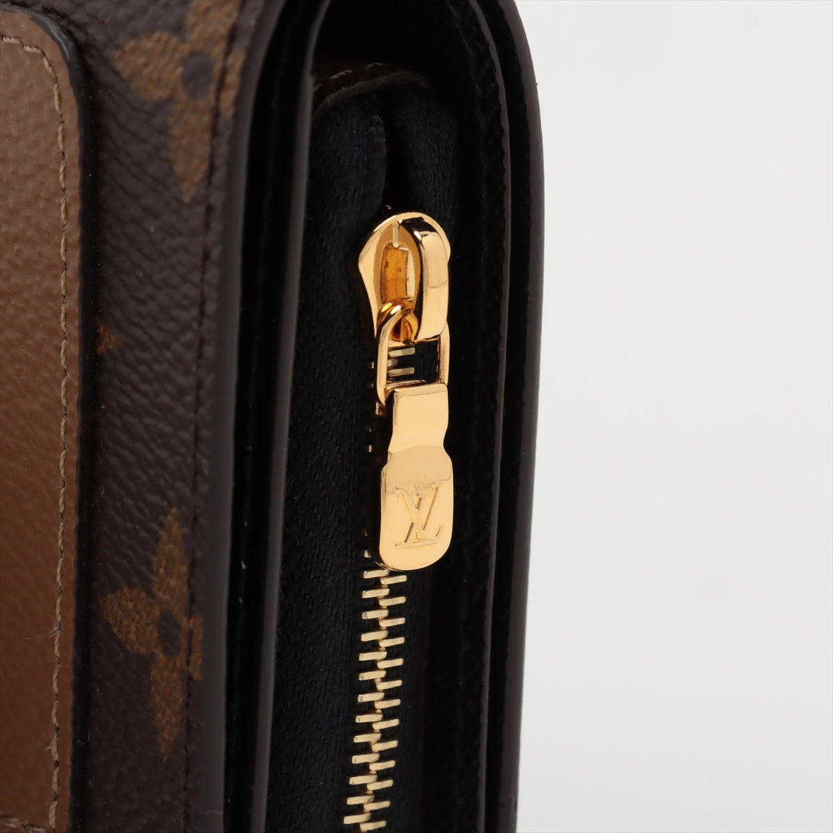 Louis Vuitton Monogram Giant Reversee Portfolio Juliet M69432 Brown Compact Wallet