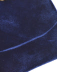 Chanel * 1997-1999 Double Sided Turnlock Handbag Mini Blue Velvet