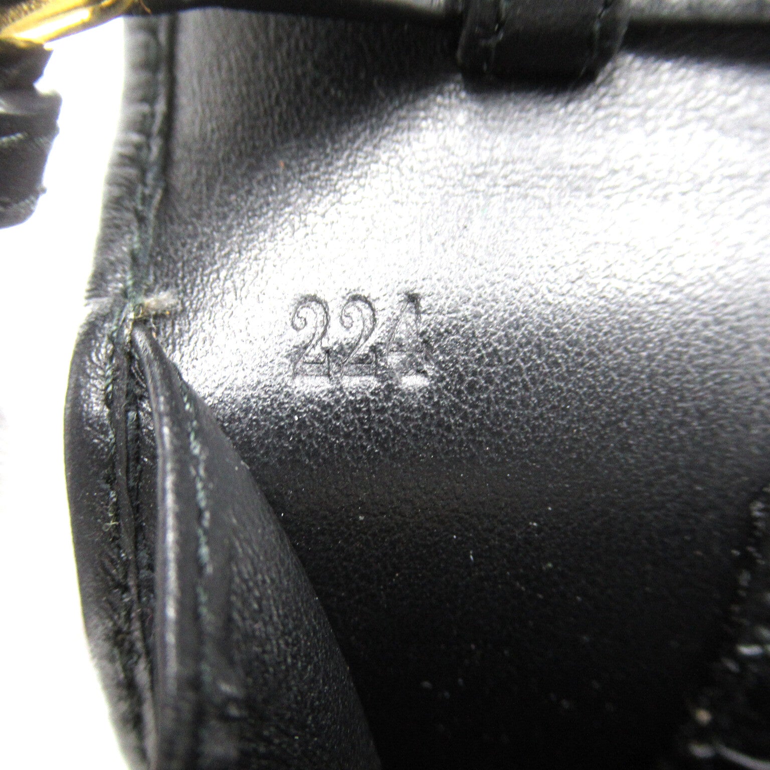 Prada Prada Shoulder Wallet Shoulder Bag Nylon Leather  Black 1MT437
