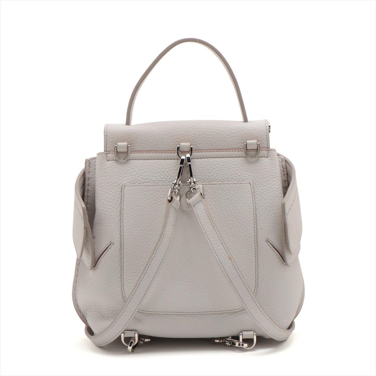 Todds Wave Leather 2WAY Handbag White Todds