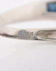 Sapphire Diamond Ring Pt900 12.7g 4.06.10