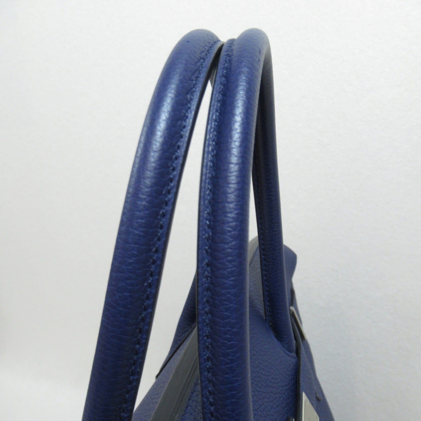 Hermes Birkin 40 Blue Anchor Handbag Handbag Handbag Leather Togo  Blue