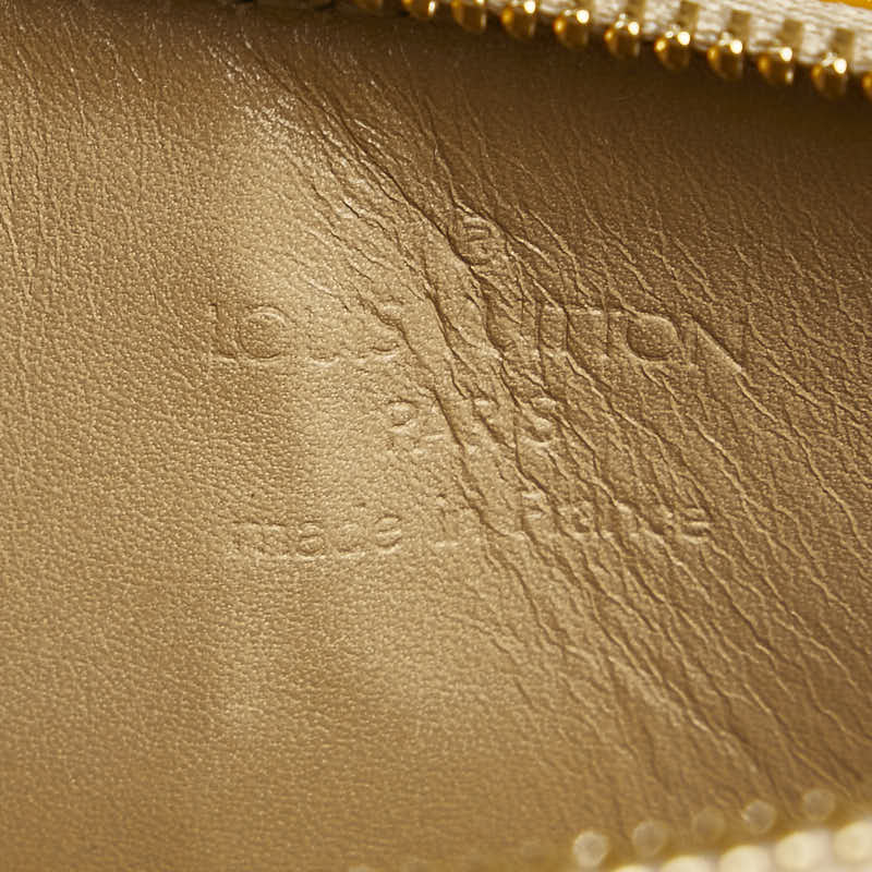 Louis Vuitton Monogram Vernis Lexington Accessory Porte M91010 Yellow Patent Leather  Louis Vuitton