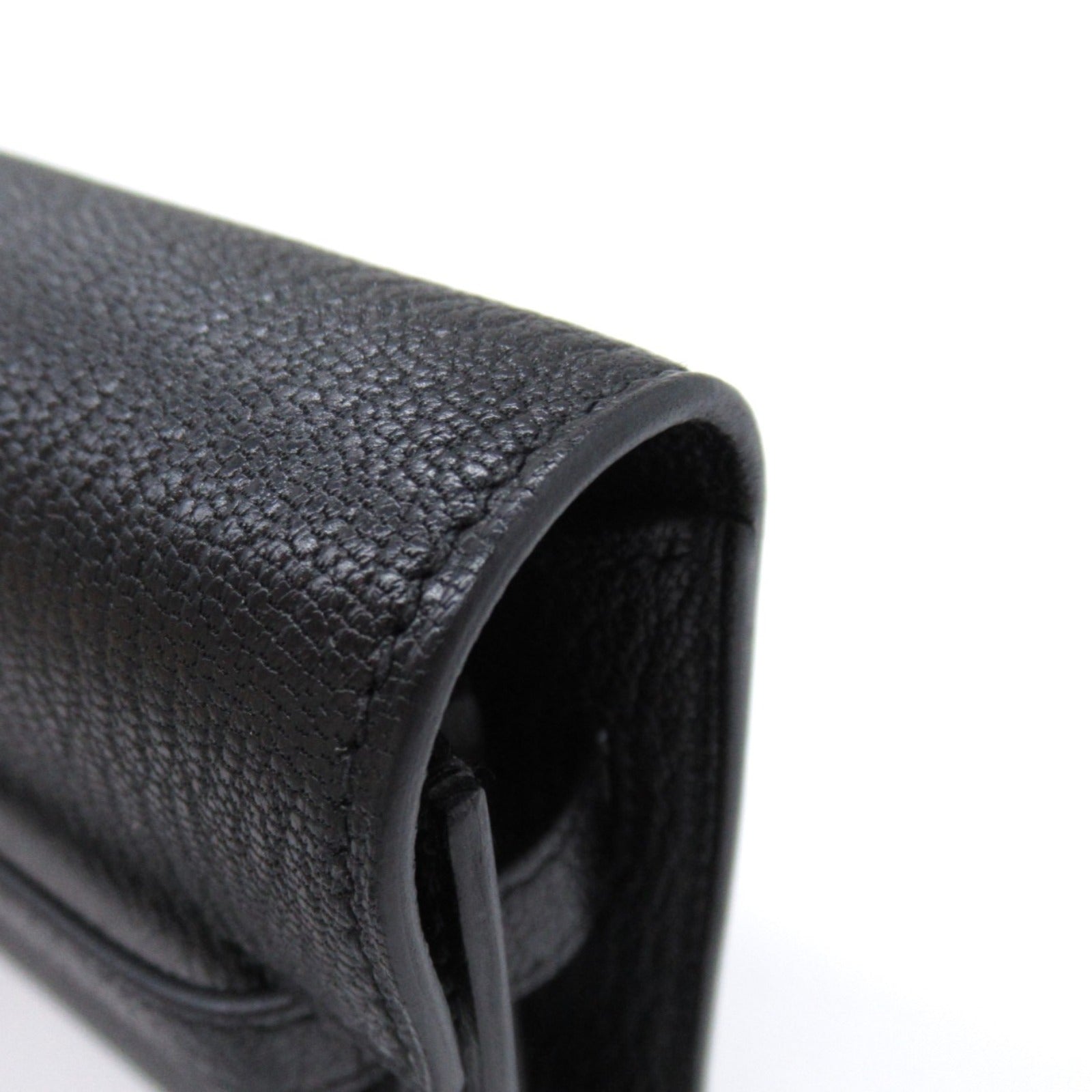Hermes Keritugo Black Shoulder Bag Shoulder Bag Leather Sheeble  Black Box