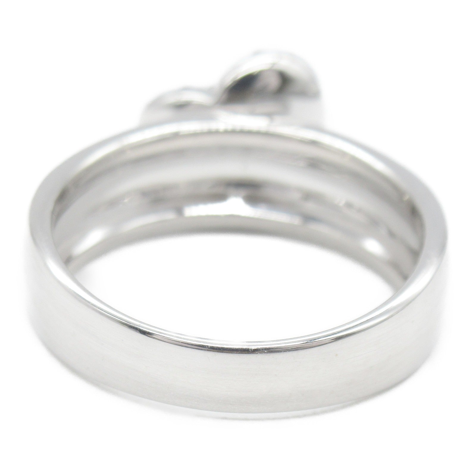 Ponte Vecchio Diamond Ring Ring Ring Jewelry K18WG (White G) Diamond  Clear Diamond 6.2g