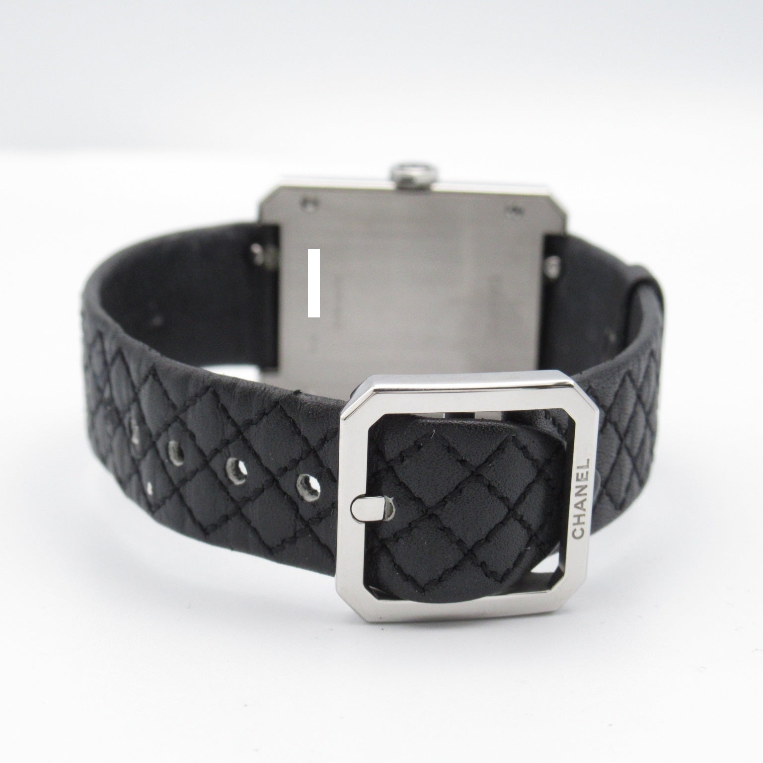 Chanel Girlfriend Watch Stainless Steel Leather Belt  White H6954